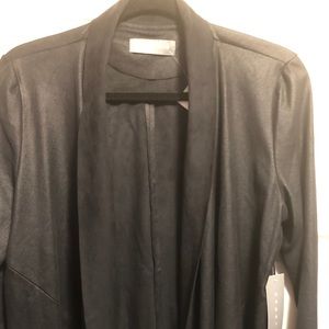 Waterfall blazer, black with a bit of sheen.